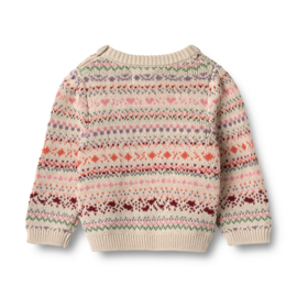 Wheat Jaquard Pullover Olga