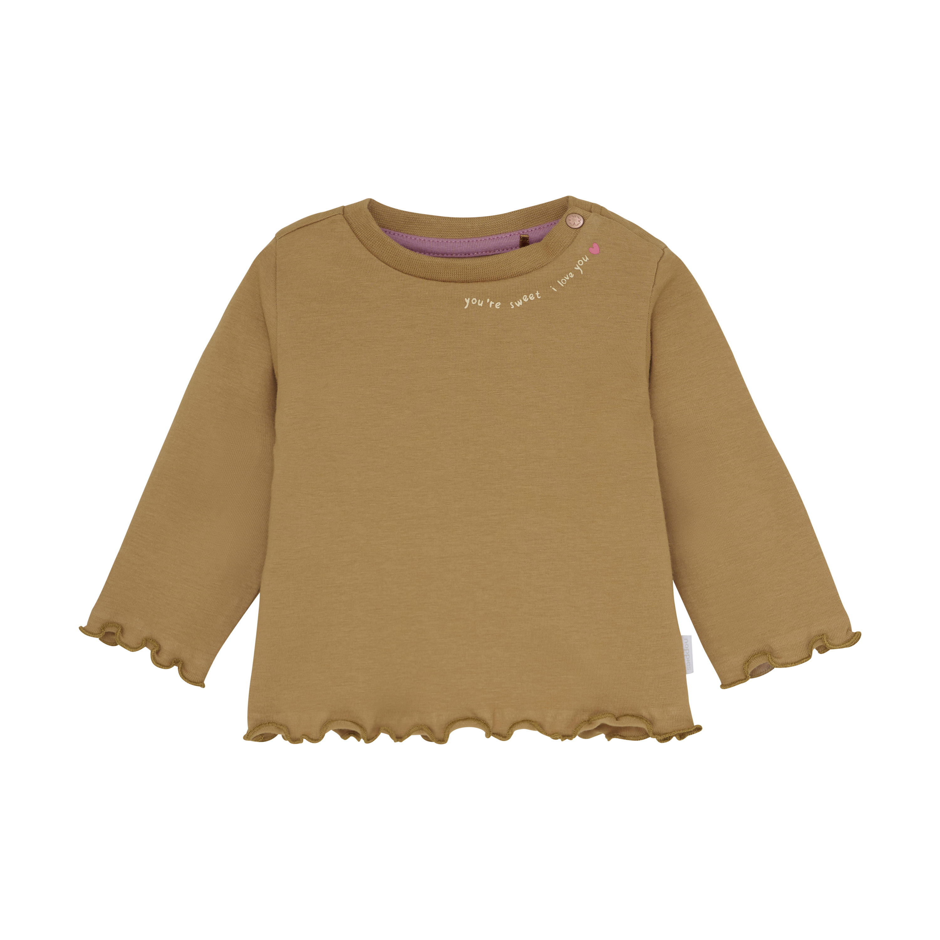 Noppies Girls Tee Tacony long sleeve Biscuit