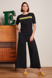 King Louie Border Palazzo Cropped Pants Milano