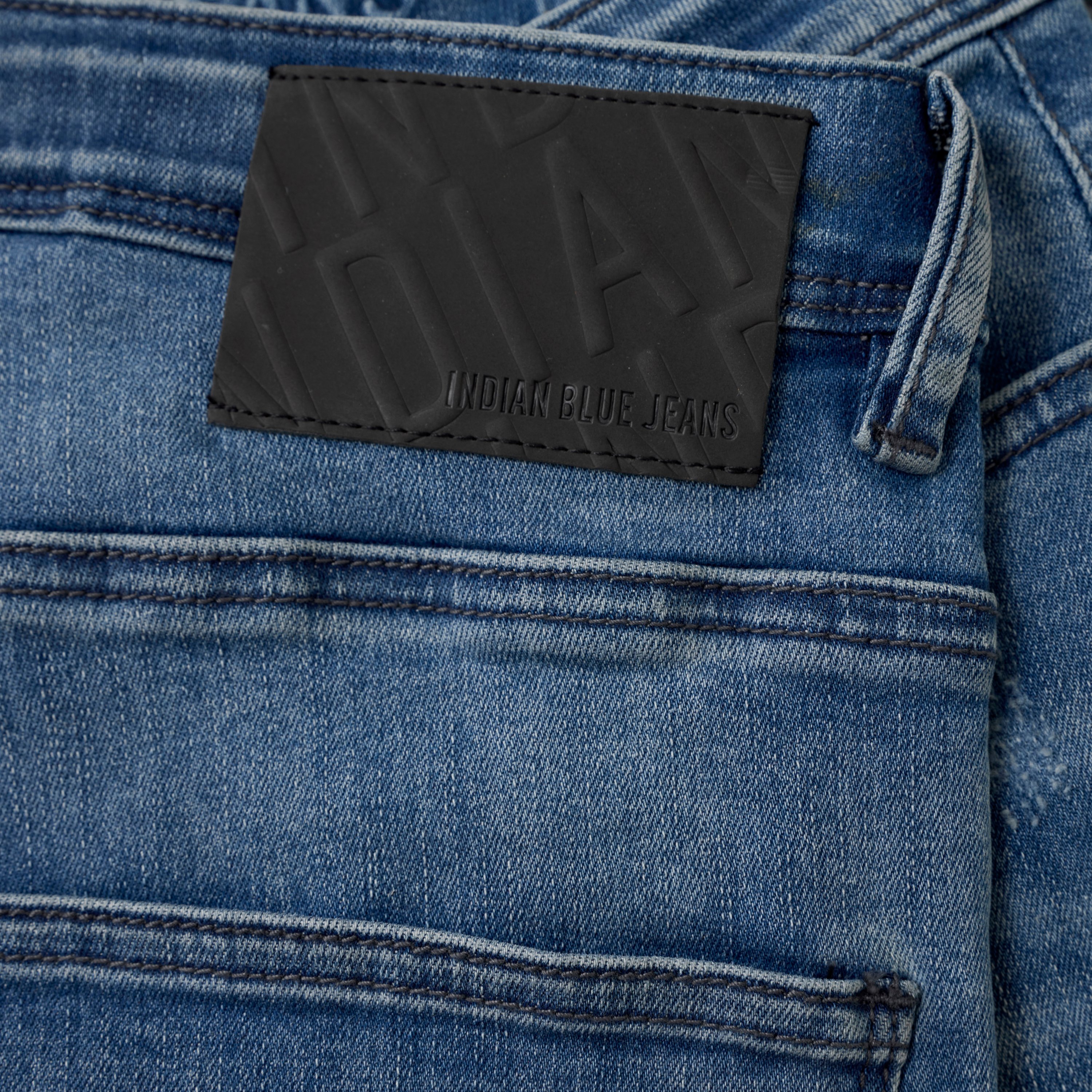 Indian Blue Jeans  2557 Wide Straight Blue Jeans