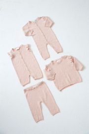 Feetje Kort pakje gebreid pointelle - Essential Knits