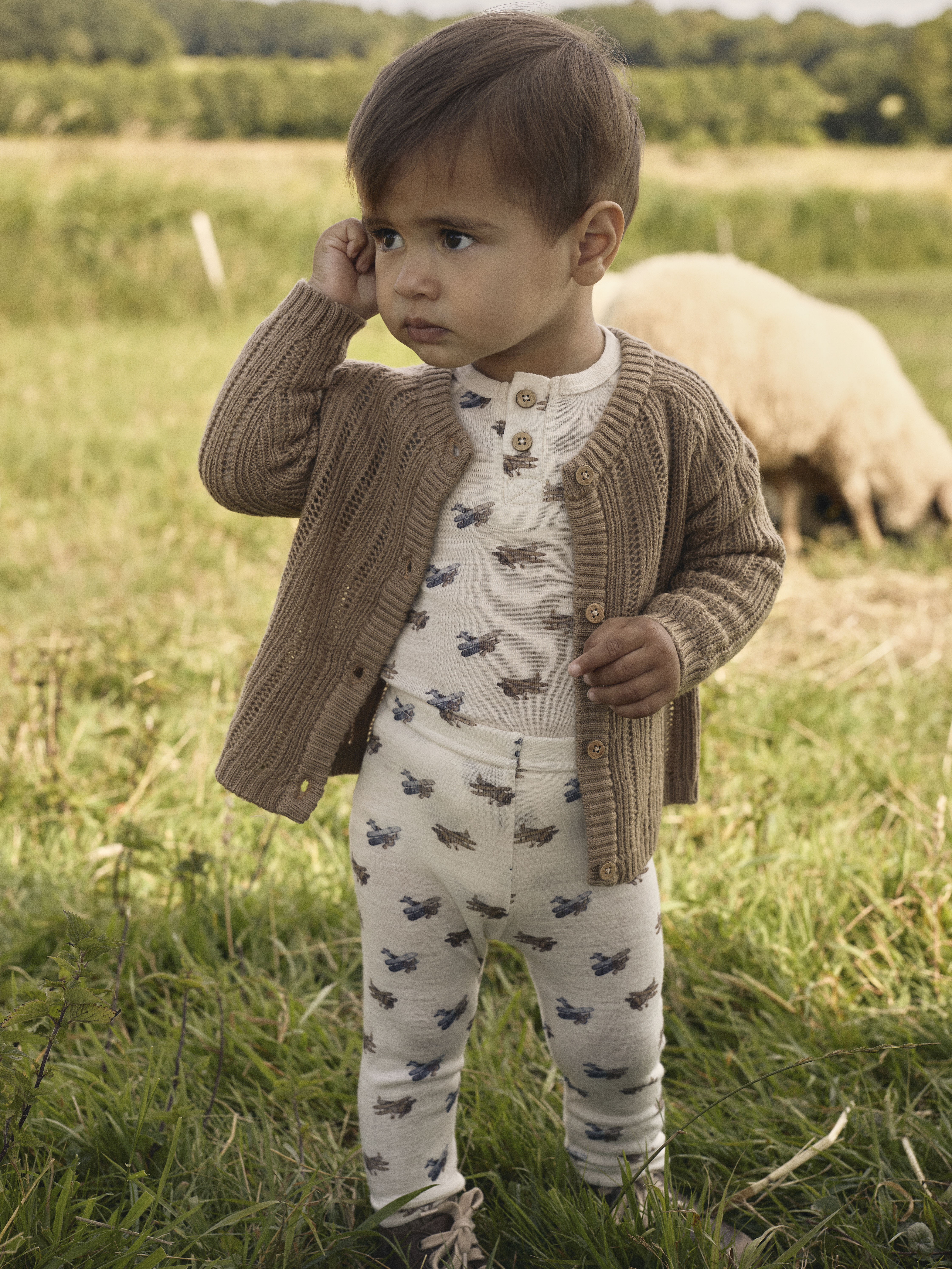 Lil' Atelier  BABY  NBMNOMO LS KNIT CARD LIL