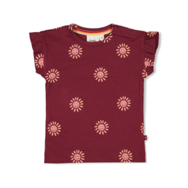 Feetje  T-shirt AOP - Salsa Sunset