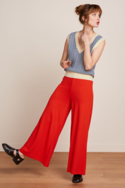 King Louie Border Palazzo Cropped Pants Milano