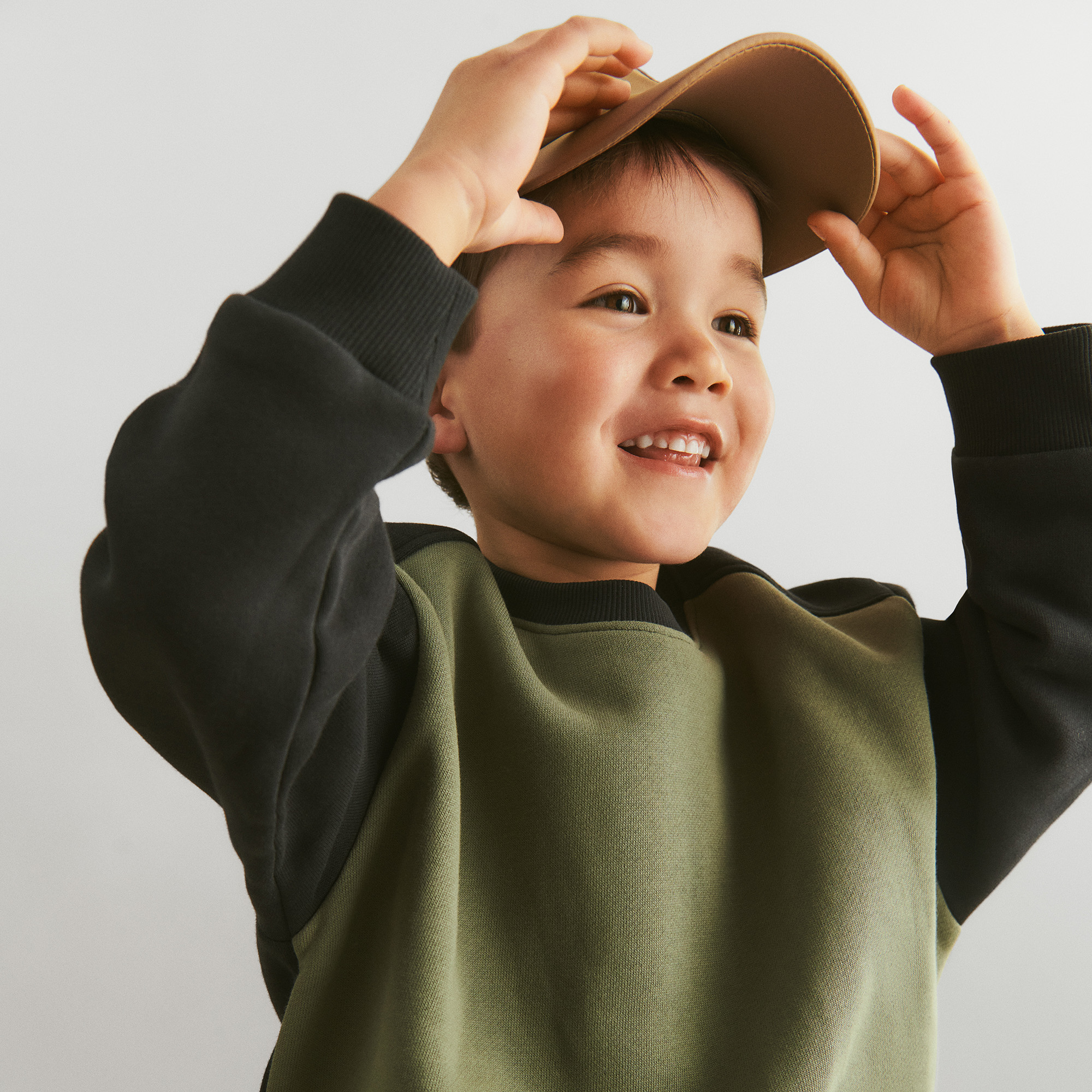 Wheat Sweatshirt L/S block Ellis
