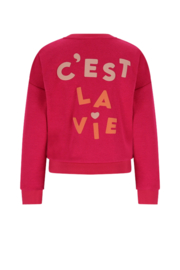 Konono Furry Sweat with C'est La Vie artwork