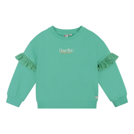 Daily7 Organic Oversized Sweater Ruffle Darlin