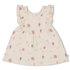Feetje   Jurk ruches AOP - Starfish Wishes