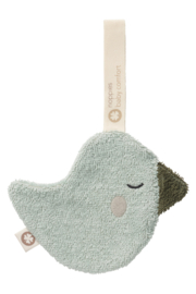 Noppies Duck pacifier cloth terry speen doekje Puritan Grey