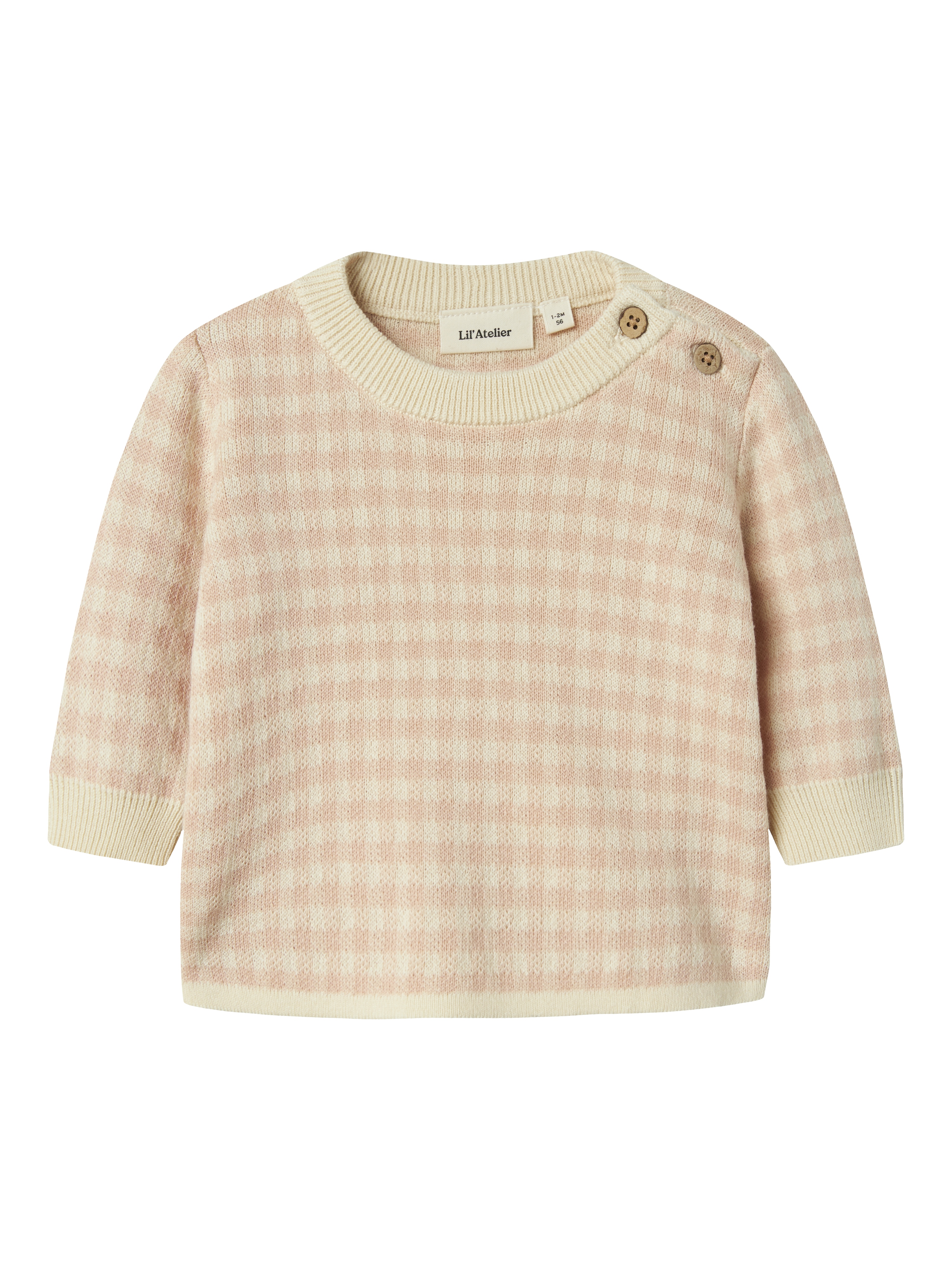 Lil' Atelier  BABY  NBFNADIE LS LOOSE KNIT LIL