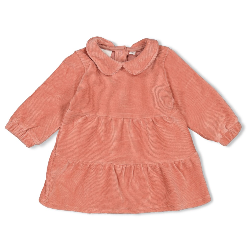 Feetje   Jurk velours rib - Woodland Bloom