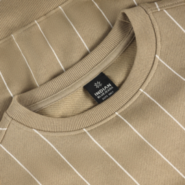 Indian Blue Jeans  Loose Fit Sweater Pinstripe