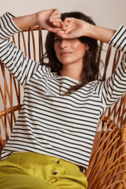 King Louie Boatneck Top Britney Stripe
