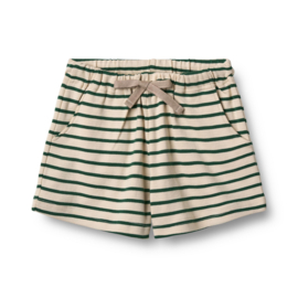 Wheat Jersey Shorts Kalle 4142 green stripe