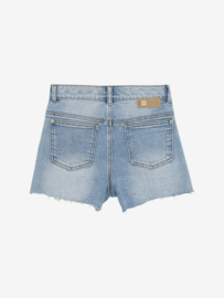 Indian Blue Jeans Wide Denim Shorts Damaged