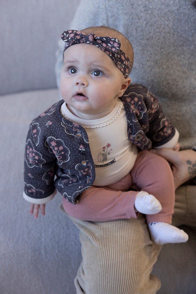 Feetje Legging pointelle rib - Woodland Bloom