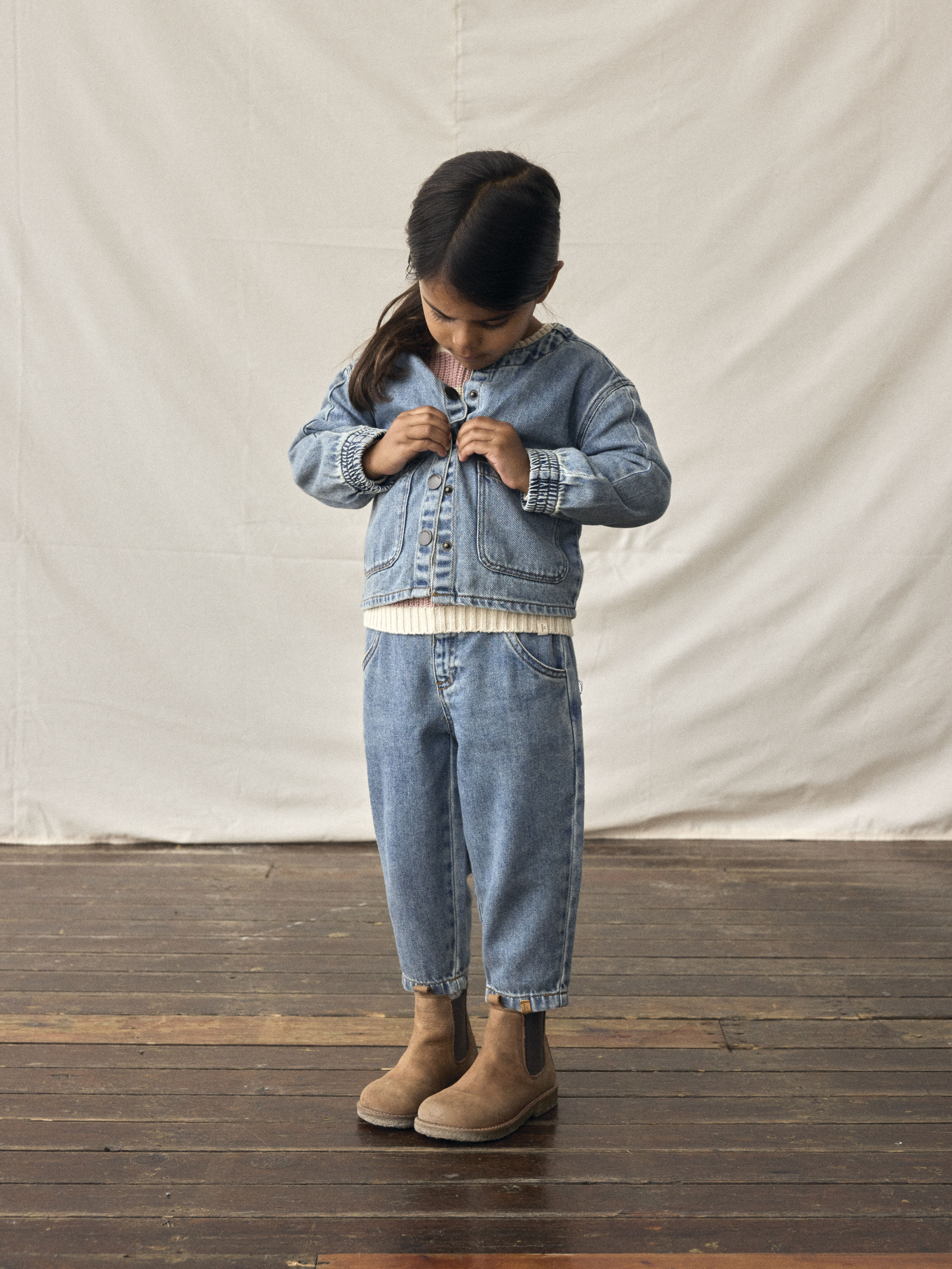 Lil' Atelier MINI NMFKAROLE LOOSE JEANS 4016-CJ LIL
