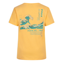 Indian bluejeans T-Shirt V-neck Blue Sea