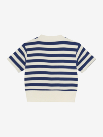 Indian Blue Jeans  T-shirt Cropped Rib Striped