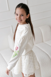 Flo  DAY sweater with embroidery