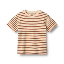 Wheat T-shirt S/S Fabian warm caramel