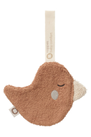 Noppies Duck pacifier cloth terry speen doekje Indian Tan