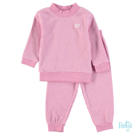 Feetje Pyjama wafel Pink Melange (56-86)