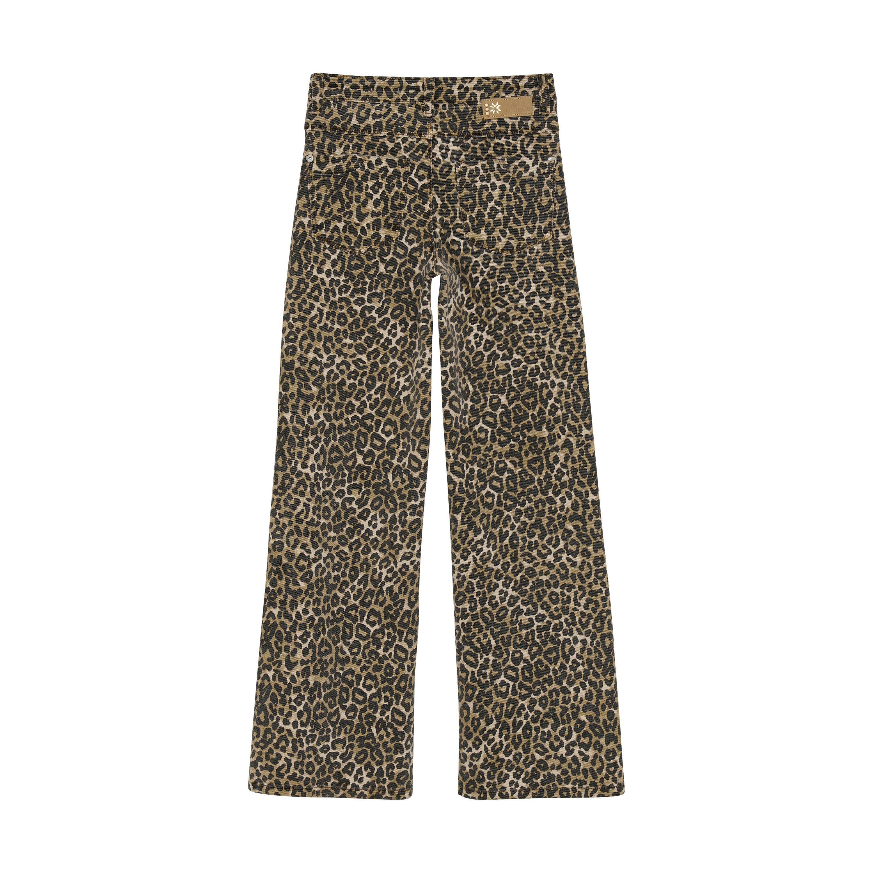 Indian Blue Jeans  Wide Fit Leopard