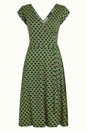 King Louie Mira Dress Touche Beacon Blue