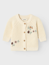 Lil' Atelier Baby NBFEMLEN EMB LS KNIT CARD LIL