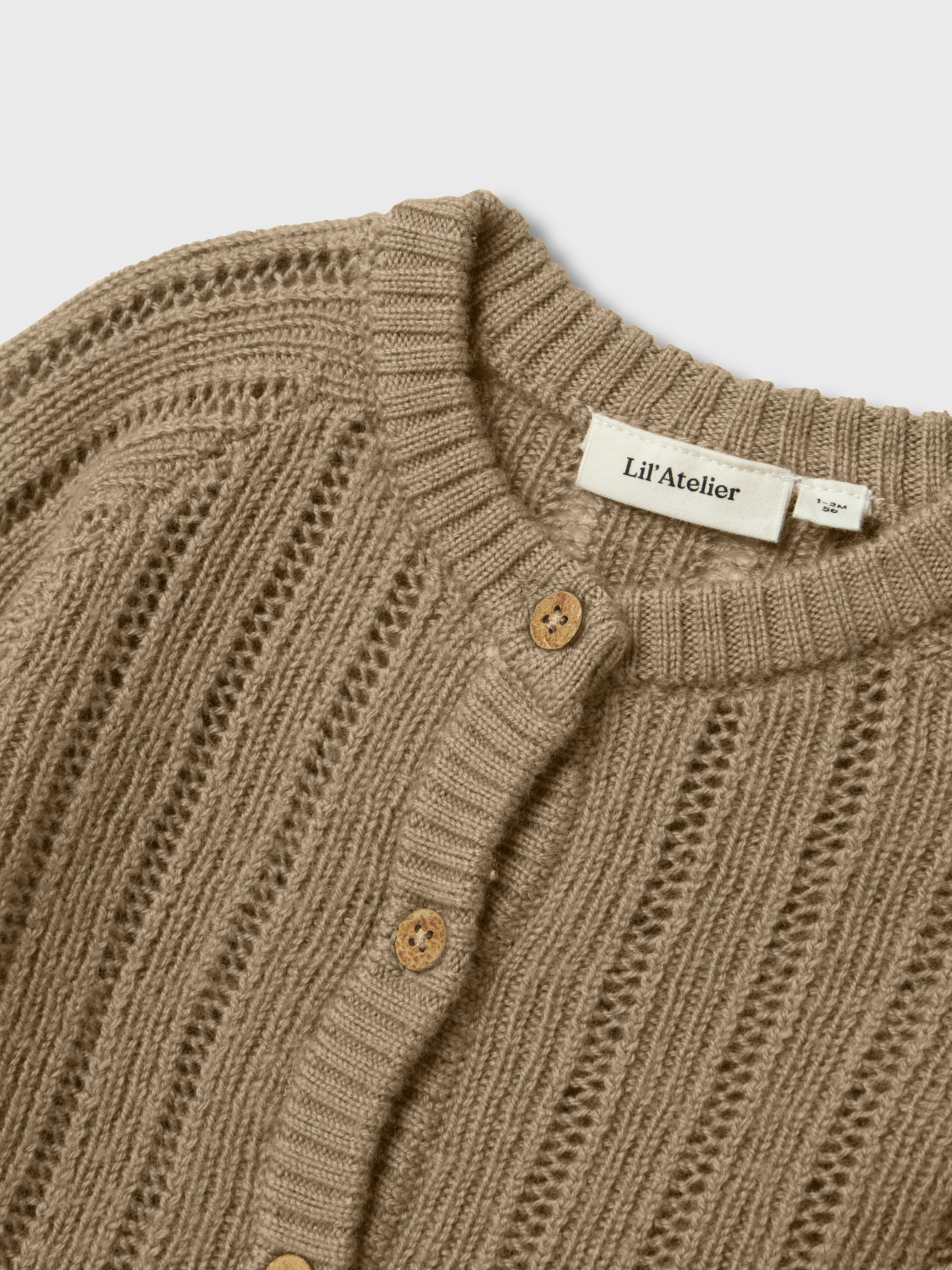 Lil' Atelier  BABY  NBMNOMO LS KNIT CARD LIL