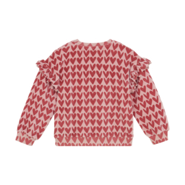 DAILY 7  Sweater Heart Print