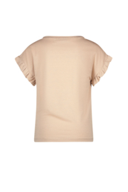 Flo  EMILE glitter shirt with ruffle sleeve