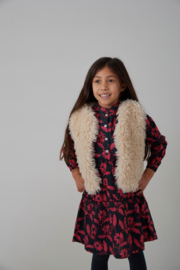 Jubel Omkeerbaar gilet suède look teddy - Girls Club