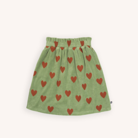 CarlijnQ Hearts - long skirt (velvet)