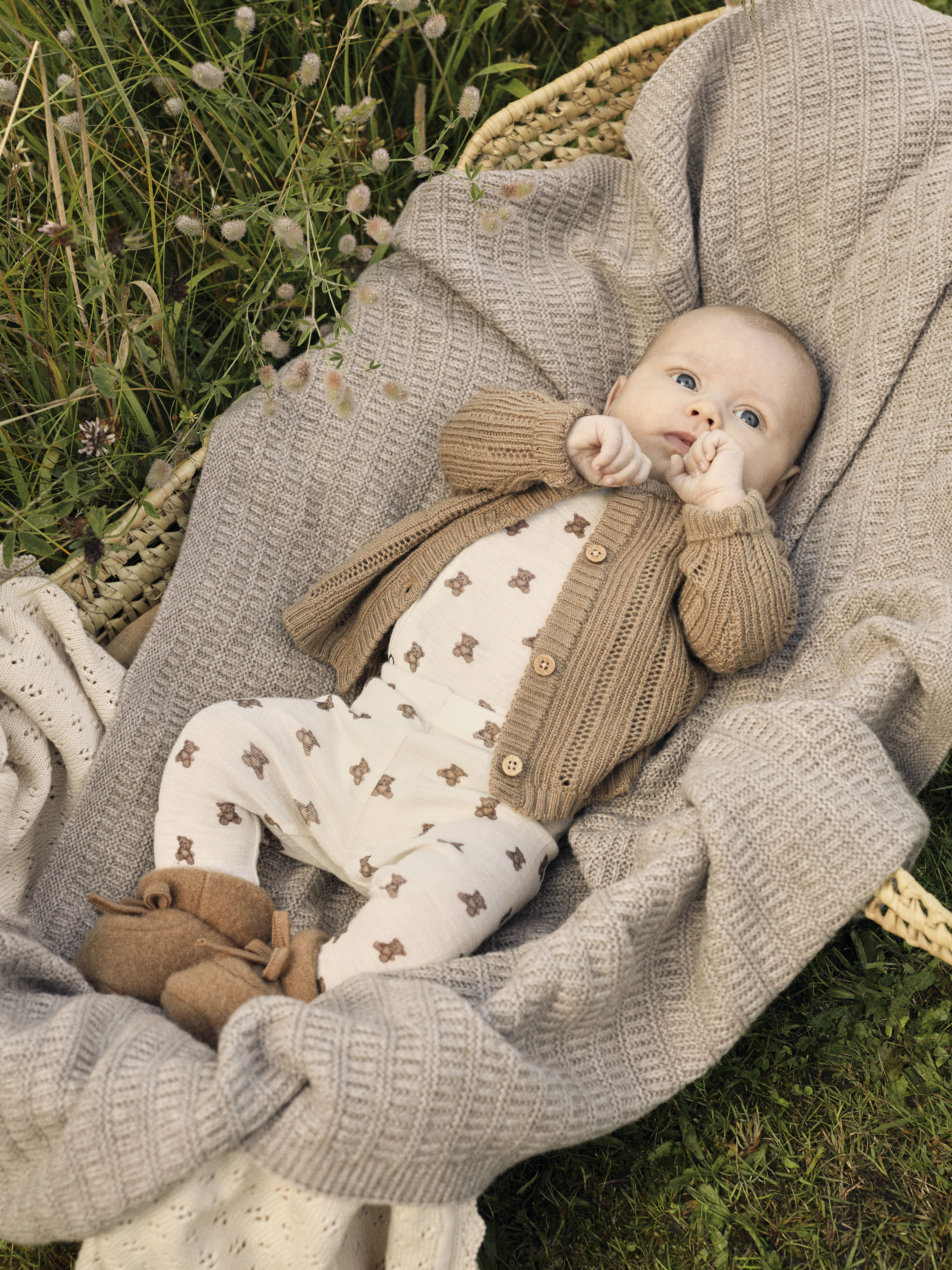 Lil' Atelier  BABY  NBMNOMO LS KNIT CARD LIL