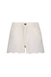 Flo girls off white denim short