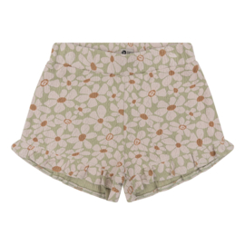 Daily 7 Organic Flower Rib Short