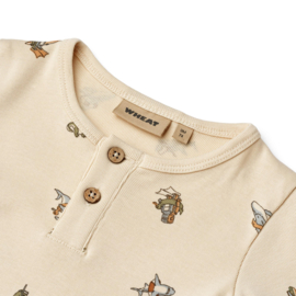 Wheat Jumpsuit S/S Alfred