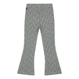 Daily7 Flared Flower Rib Pants