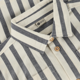 DAILY 7  Shirt Stripe Cotton