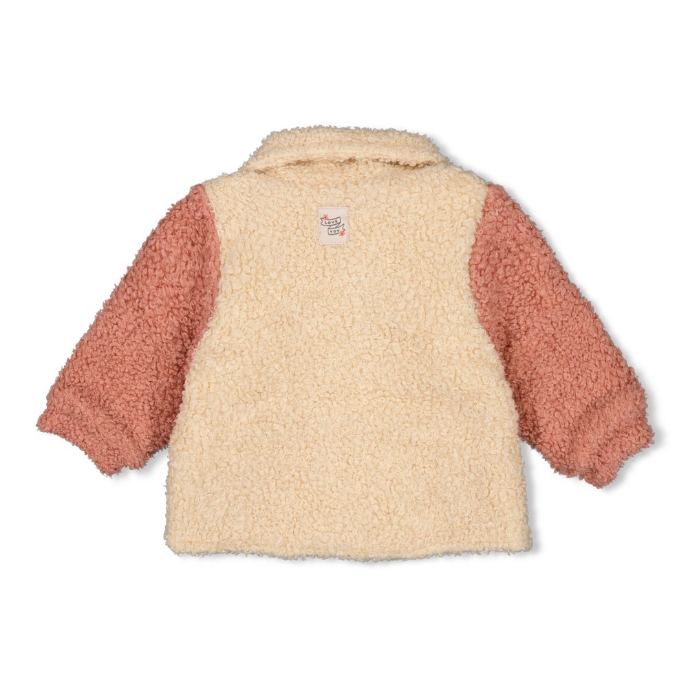 Feetje   Bouclé jasje - Woodland Bloom