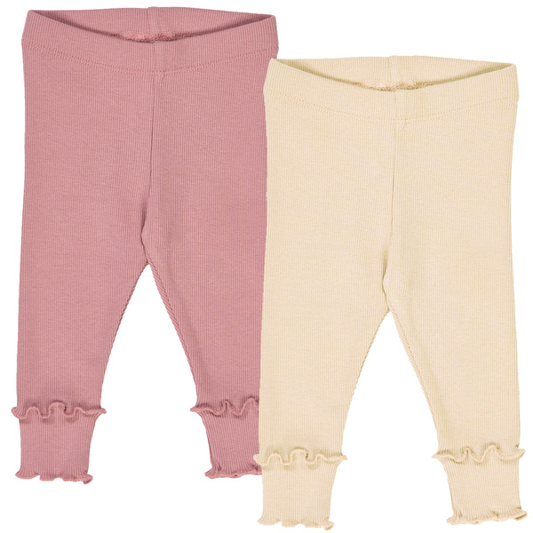 Musli Cozy me rib deco leggings baby 2-pack
