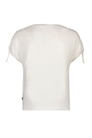 Flo girls slub jersey tee pulled sleeve