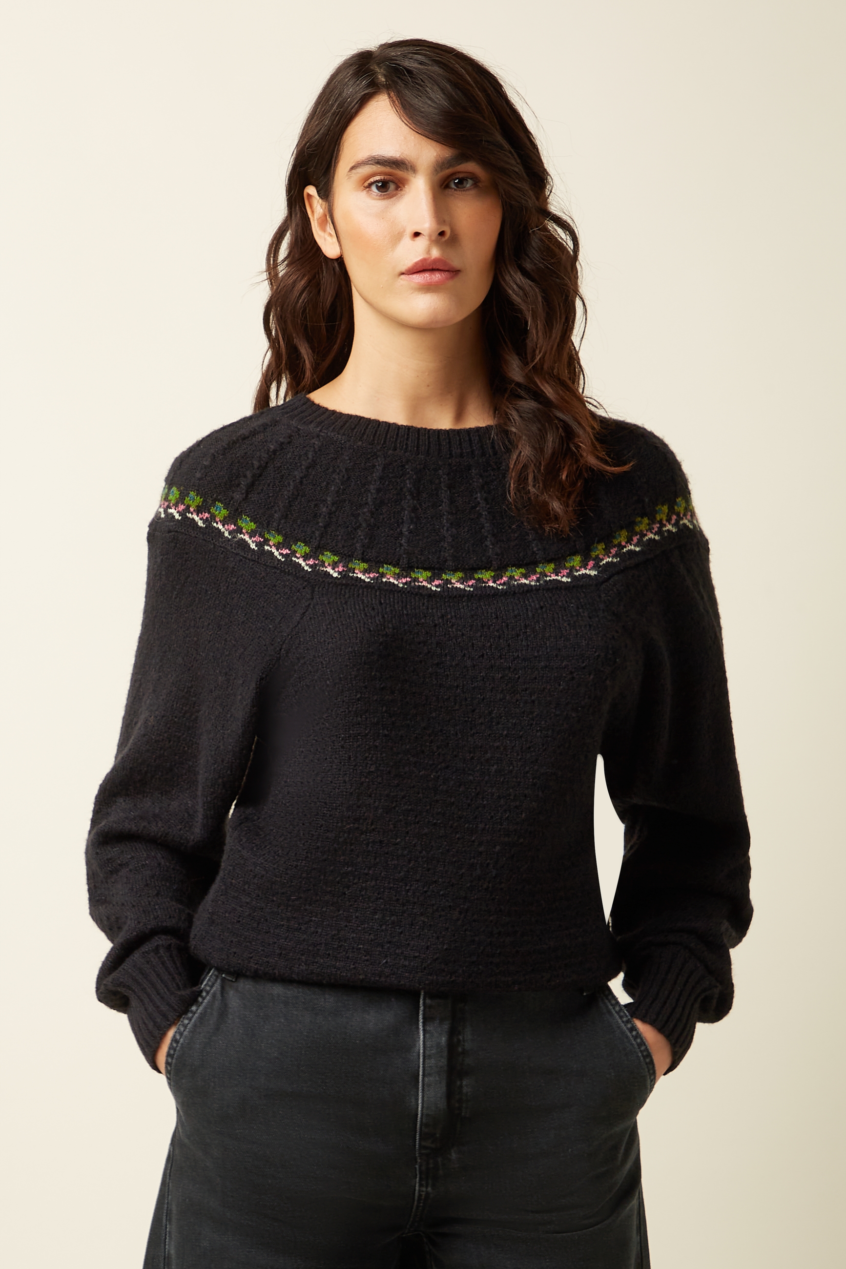 King Louie  Azzurra Yoke Top Carrasco