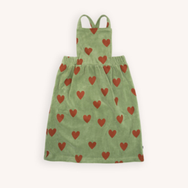 CarlijnQ Hearts - dungaree dress (velvet)