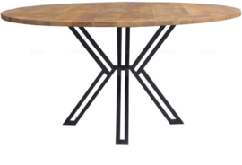 EETTAFEL ROND BEJY MANGOHOUT 120/130/140/150CM