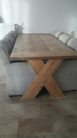 Eettafel Kruispoot 5cm dik