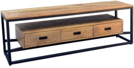 TV-MEUBEL BELE MANGOHOUT 3 LADES 150CM