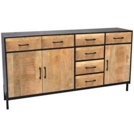 DRESSOIR BEST MANGOHOUT 3 DEUREN 7 LADES 175CM